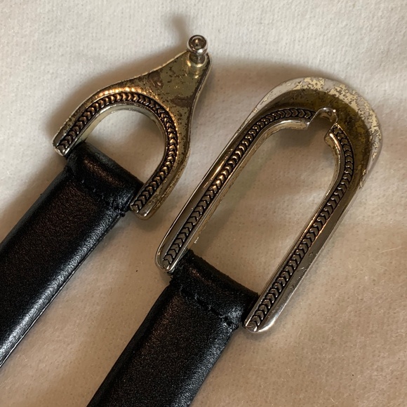 Vintage Chico\'s Black Leather Belt main image 7